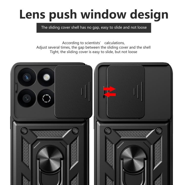 For Honor 200 Smart Sliding Camera Cover Design TPU+PC Phone Case