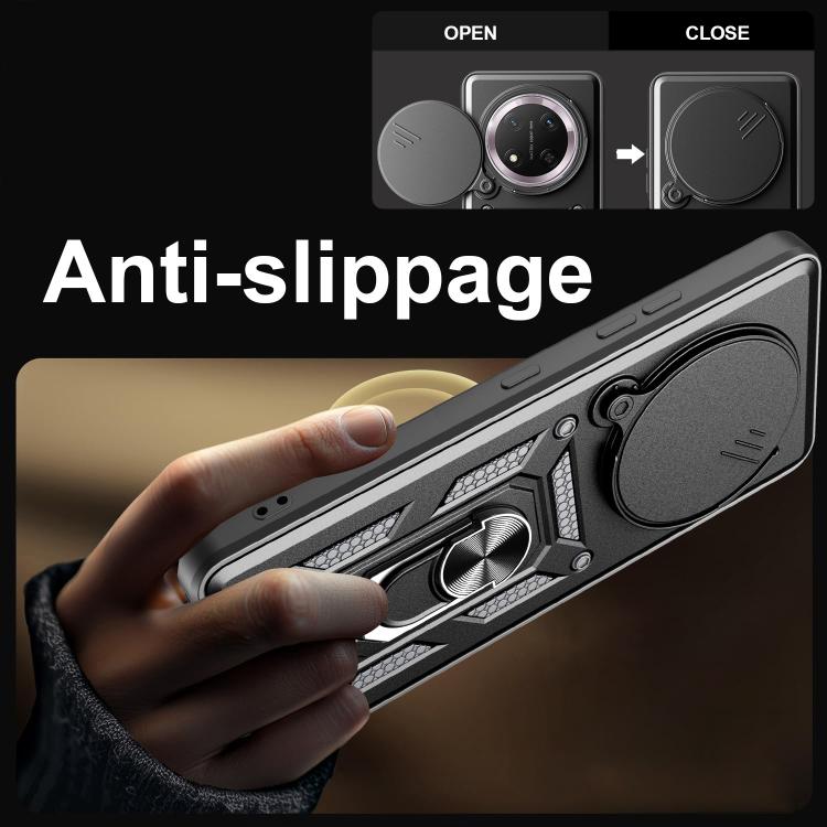 For Honor X60 Pro / X9c Sliding Camera Cover Design TPU+PC Phone Case