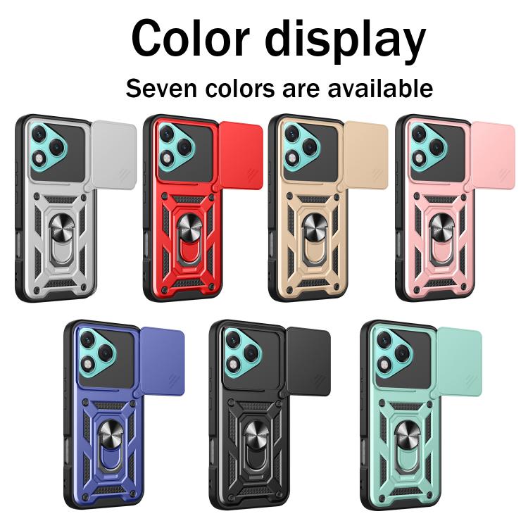 For Honor 400 Lite Global Sliding Camera Cover Design TPU+PC Phone Case