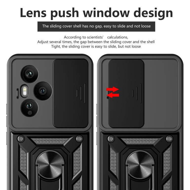 For Honor 400 Pro Global 160.8mm Sliding Camera Cover Design TPU+PC Phone Case