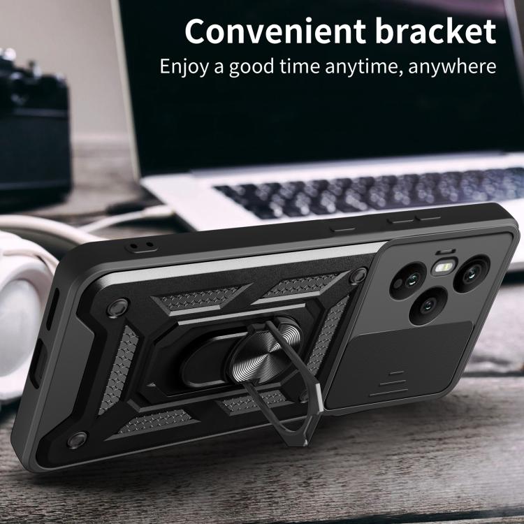 For Honor 400 Pro Global 160.8mm Sliding Camera Cover Design TPU+PC Phone Case