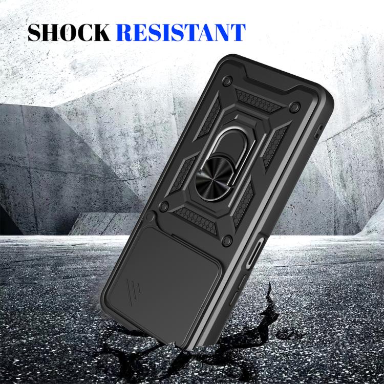 For Honor 400 Smart 5G / X7d 5G Sliding Camera Cover Design TPU+PC Phone Case