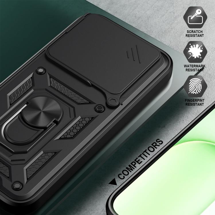 For Honor 600 Lite 5G Global Sliding Camera Cover Design TPU+PC Phone Case
