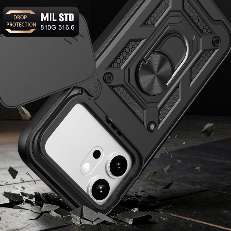 For Honor 600 / 600 Pro 5G Global Sliding Camera Cover Design TPU+PC Phone Case