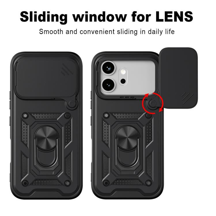 For Honor 600 / 600 Pro 5G Global Sliding Camera Cover Design TPU+PC Phone Case