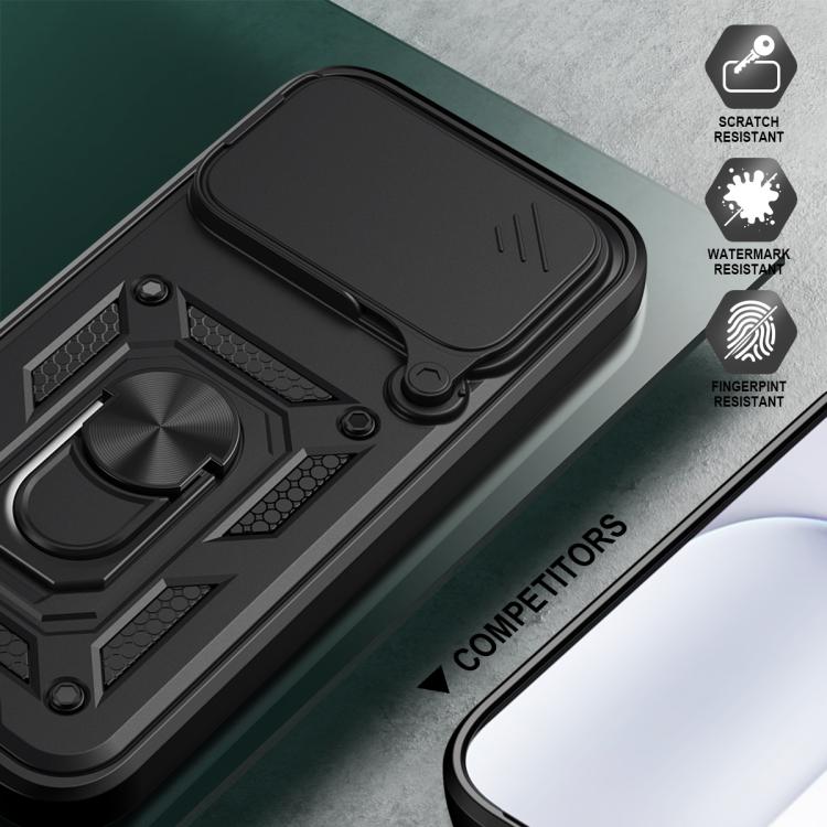 For Honor 600 / 600 Pro 5G Global Sliding Camera Cover Design TPU+PC Phone Case