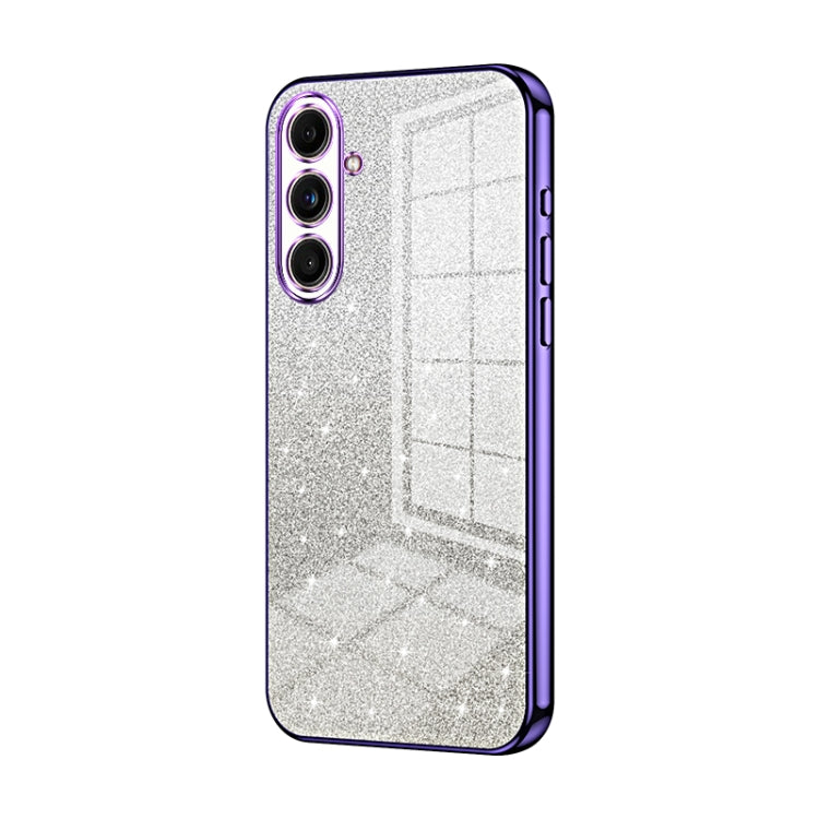 For Samsung Galaxy C55 Gradient Glitter Powder Electroplated Phone Case