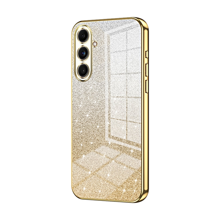 For Samsung Galaxy C55 Gradient Glitter Powder Electroplated Phone Case