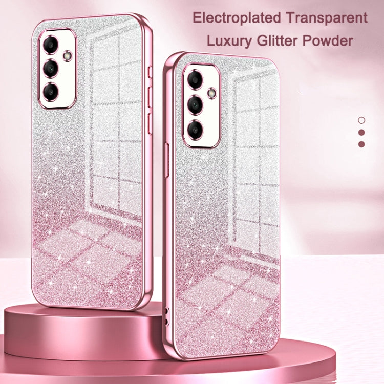 For Samsung Galaxy C55 Gradient Glitter Powder Electroplated Phone Case