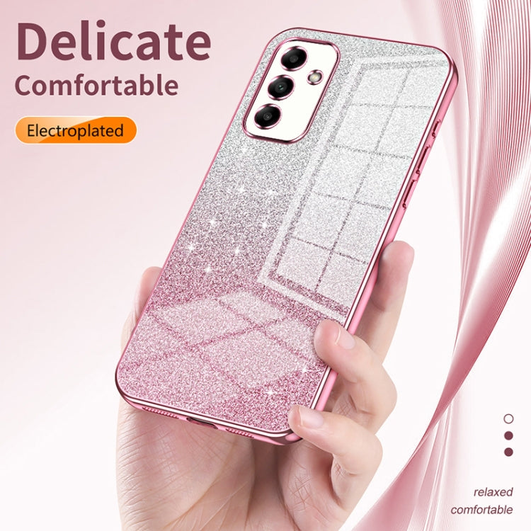 For Samsung Galaxy C55 Gradient Glitter Powder Electroplated Phone Case