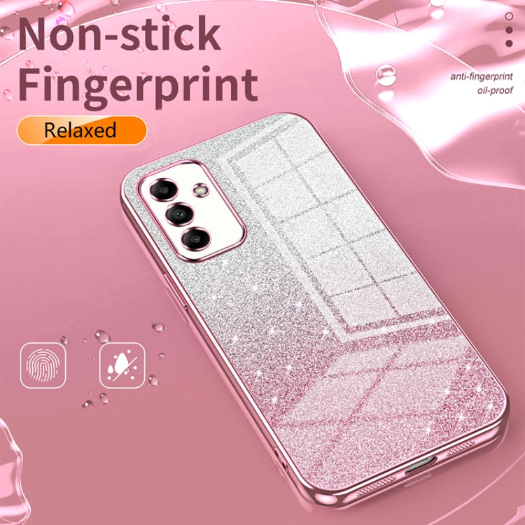 For Samsung Galaxy C55 Gradient Glitter Powder Electroplated Phone Case