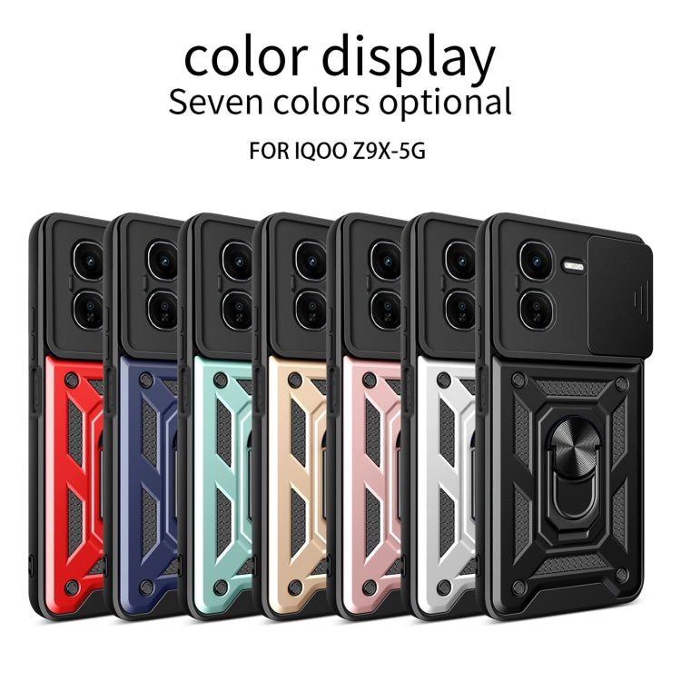 For vivo iQOO Z9x Sliding Camera Cover Design TPU+PC Phone Case