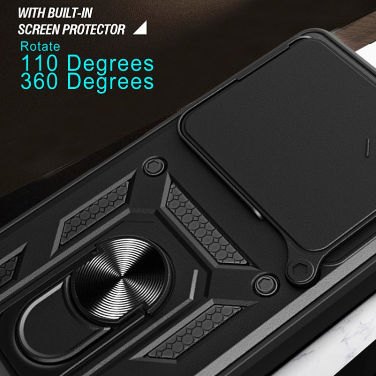For vivo iQOO Z9s Pro 5G India Sliding Camera Cover Design TPU+PC Phone Case