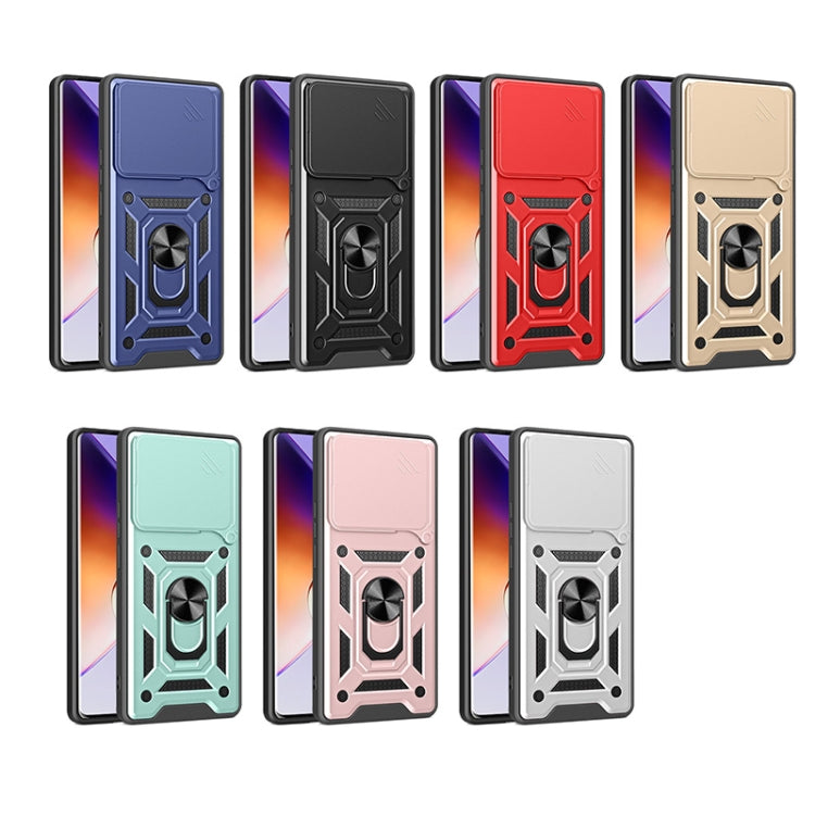 For vivo iQOO Z9s Pro 5G India Sliding Camera Cover Design TPU+PC Phone Case