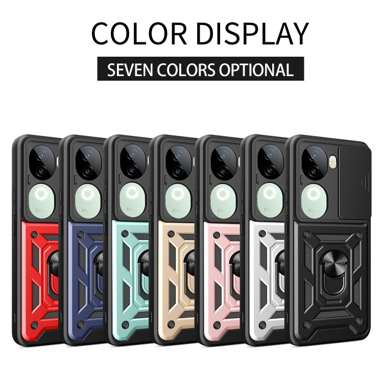 For vivo iQOO Z9s 5G Global Sliding Camera Cover Design TPU+PC Phone Case