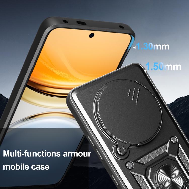 For vivo Y300 Pro Global Sliding Camera Cover Design TPU+PC Phone Case