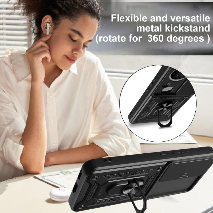 For vivo S20 Pro / T4 Ultra 5G Sliding Camera Cover Design TPU+PC Phone Case