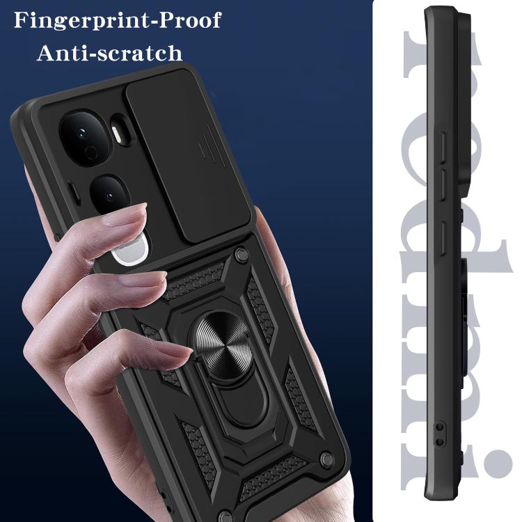 For vivo Y400 Pro 5G India Sliding Camera Cover Design TPU+PC Phone Case