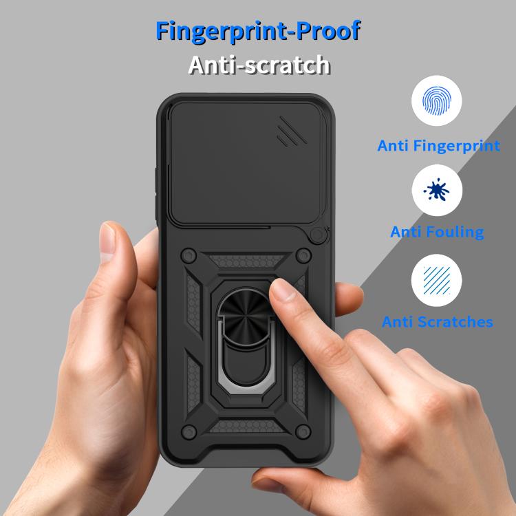 For vivo V60 5G Sliding Camera Cover Design TPU+PC Phone Case