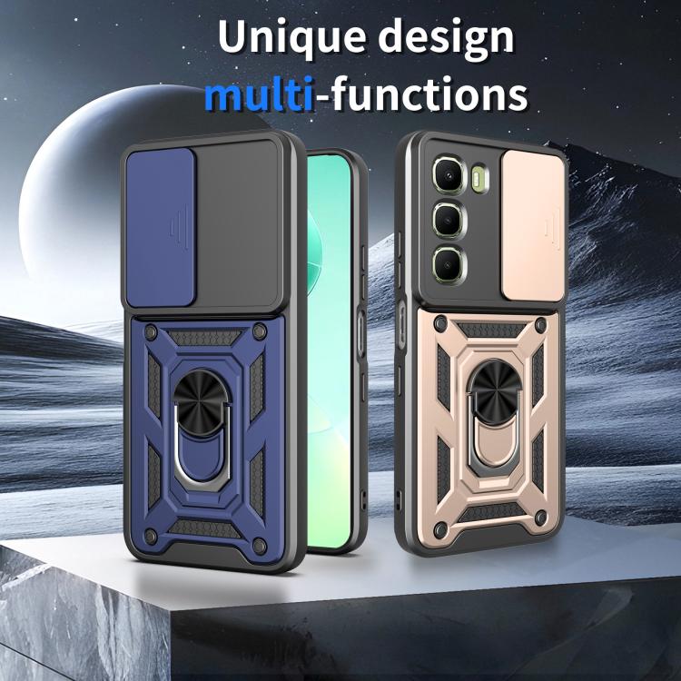 For vivo Y400 5G Sliding Camera Cover Design TPU+PC Phone Case