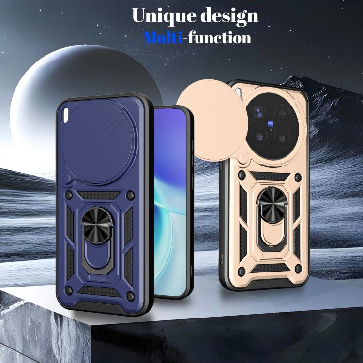For vivo X300 Pro Sliding Camera Cover Design TPU+PC Phone Case