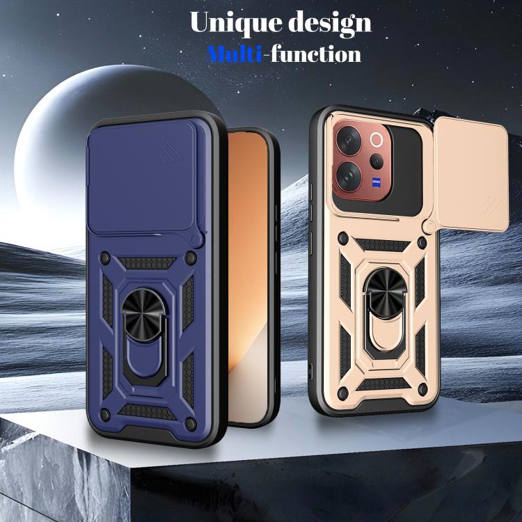 For vivo V70 5G Sliding Camera Cover Design TPU+PC Phone Case