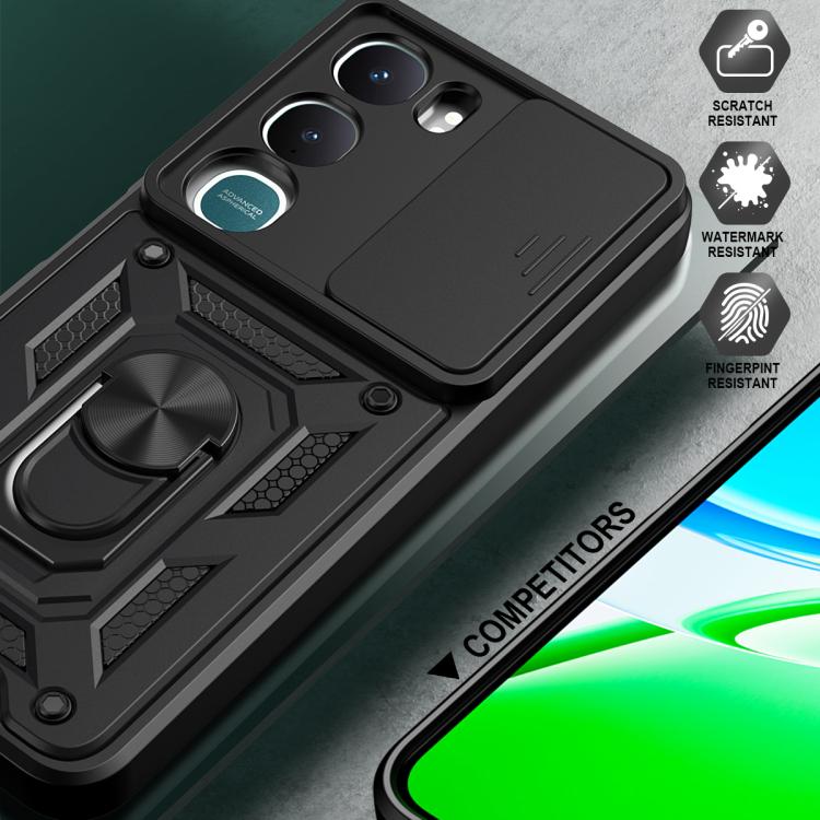 For vivo Y31 5G Global Sliding Camera Cover Design TPU+PC Phone Case
