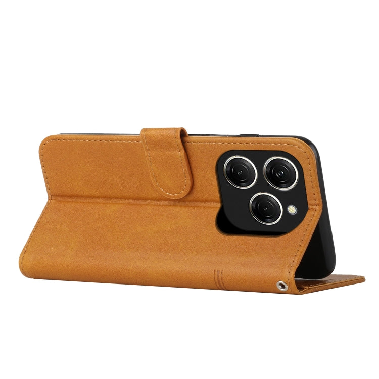 For Tecno Spark 20 Pro 5G Stitching Calf Texture Buckle Leather Phone Case