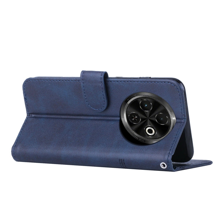 For Tecno Spark 30C Stitching Calf Texture Buckle Leather Phone Case