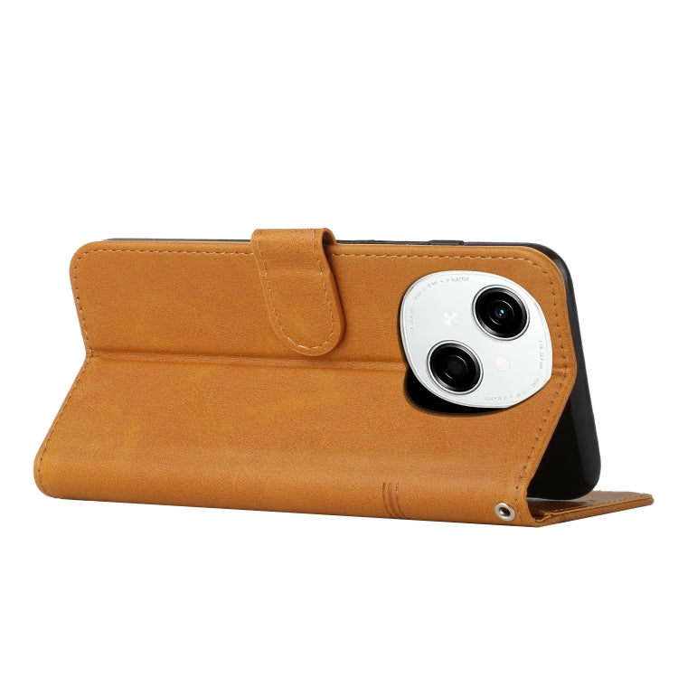 For Tecno Spark Go 1 Stitching Calf Texture Buckle Leather Phone Case