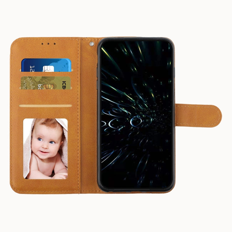 For Tecno Spark Go 1 Stitching Calf Texture Buckle Leather Phone Case