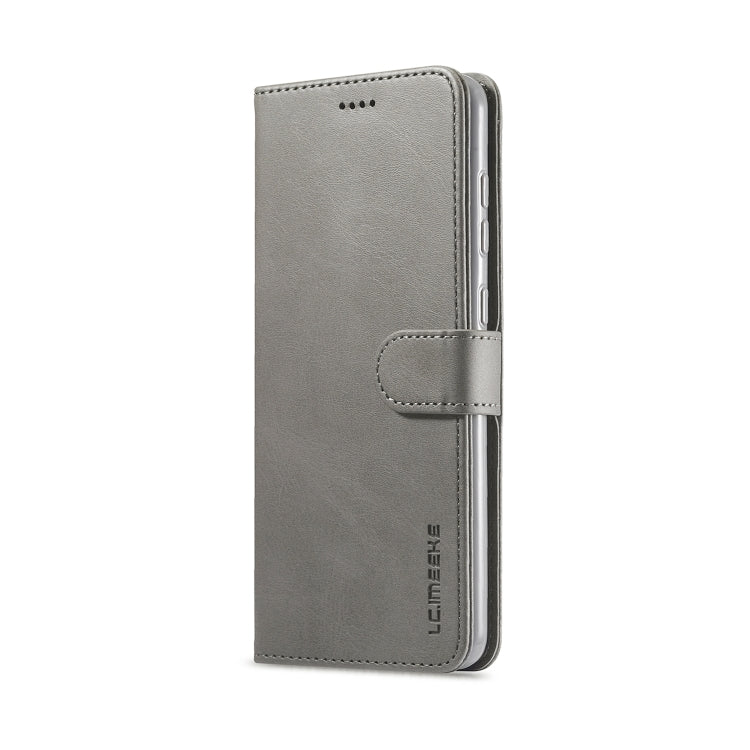 For Samsung Galaxy A21s LC.IMEEKE Calf Texture Horizontal Flip Leather Case, with Holder & Card Slots & Wallet