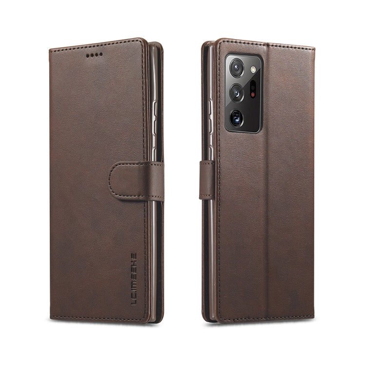 For Samsung Galaxy Note 20 LC.IMEEKE Calf Texture Horizontal Flip Leather Case, with Holder & Card Slots & Wallet