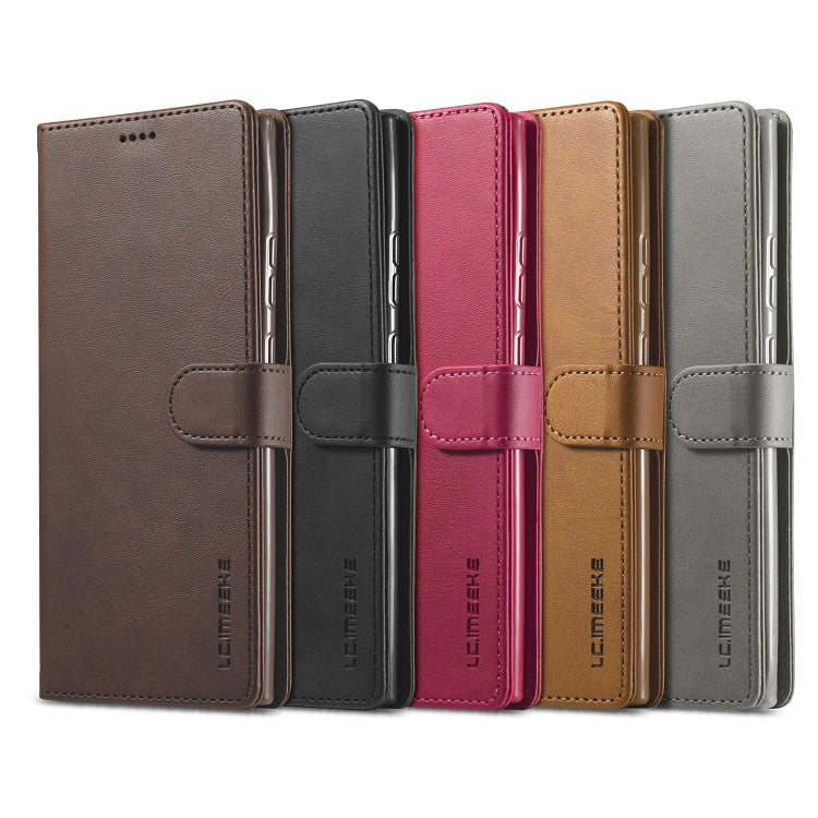 For Samsung Galaxy Note 20 LC.IMEEKE Calf Texture Horizontal Flip Leather Case, with Holder & Card Slots & Wallet