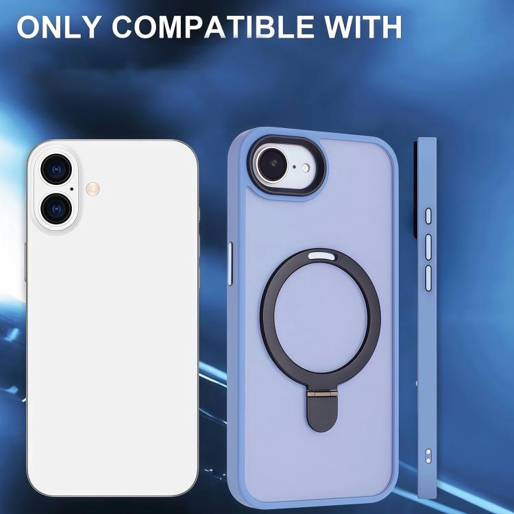 For iPhone 17e / 16e Skin-feel MagSafe Holder PC Hybrid TPU Phone Case