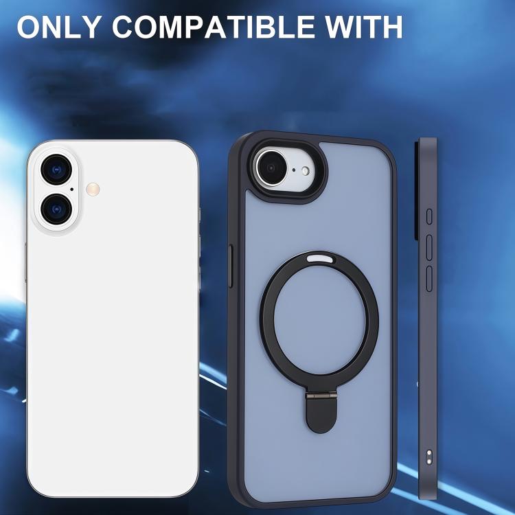 For iPhone 17e / 16e Skin-feel MagSafe Holder PC Hybrid TPU Phone Case