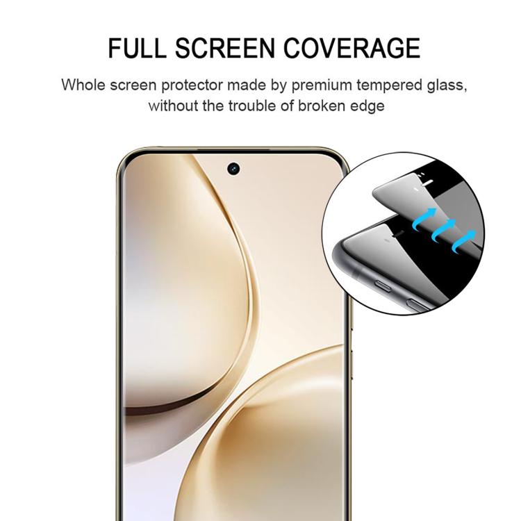 For Realme 14 Pro+ 3D Curved Edge Full Screen Tempered Glass Film