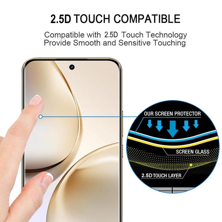 For Realme 14 Pro+ 3D Curved Edge Full Screen Tempered Glass Film