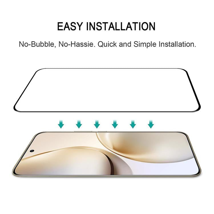 For Realme 14 Pro+ 3D Curved Edge Full Screen Tempered Glass Film