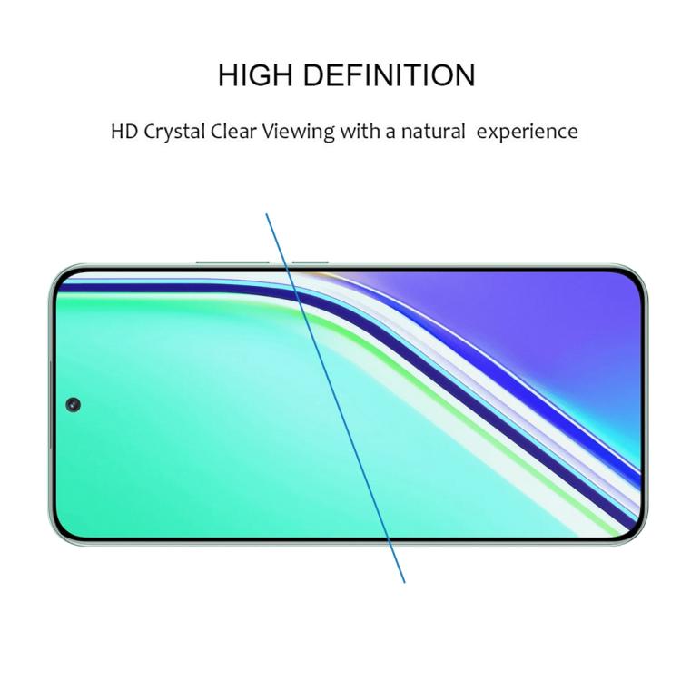 For Realme P3 Pro 3D Curved Edge Full Screen Tempered Glass Film