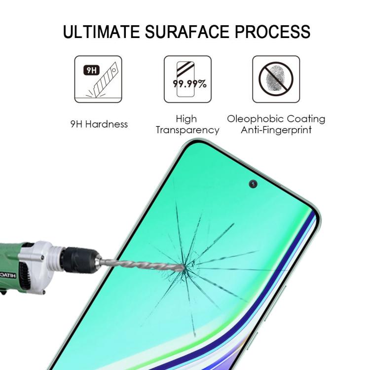 For Realme P3 Pro 3D Curved Edge Full Screen Tempered Glass Film