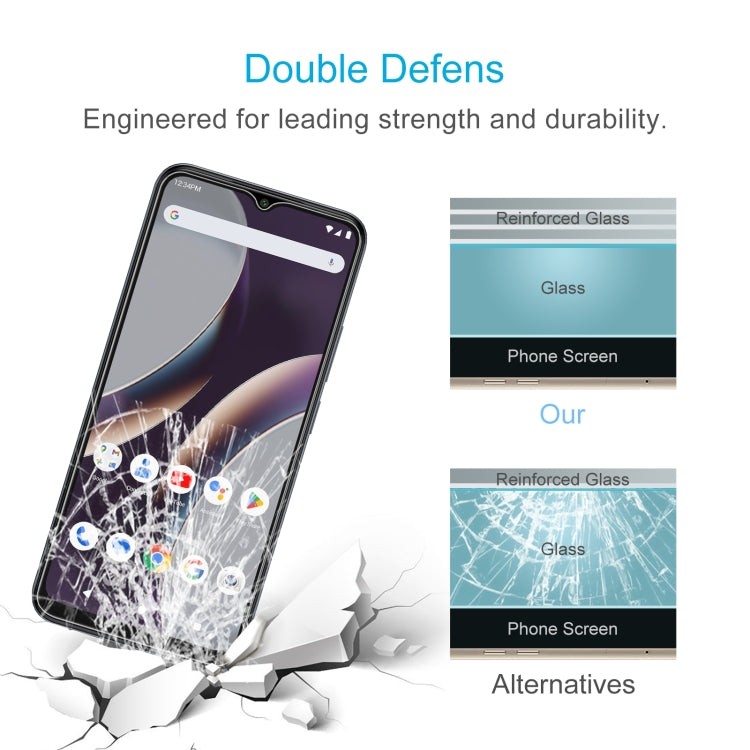 For BLU C9 10pcs 0.26mm 9H 2.5D Tempered Glass Film