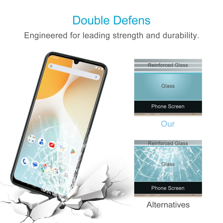 For BLU G64 10pcs 0.26mm 9H 2.5D Tempered Glass Film
