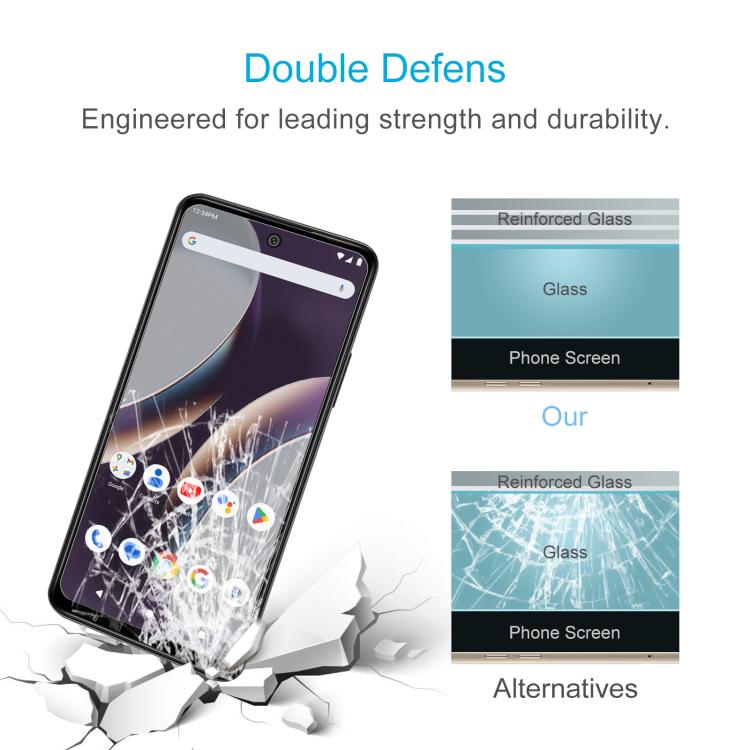 For BLU Bold K10 10pcs 0.26mm 9H 2.5D Tempered Glass Film