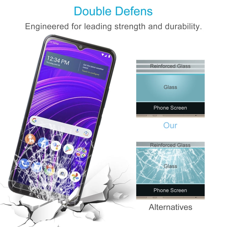 For BLU View Speed 5G 50pcs 0.26mm 9H 2.5D Tempered Glass Film