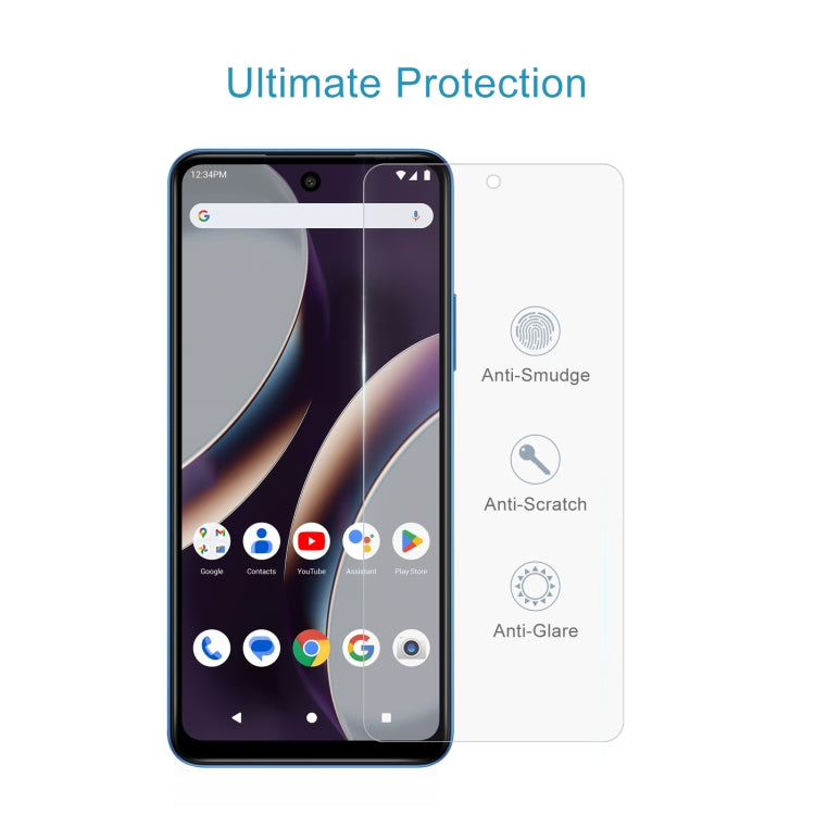 For BLU G54 50pcs 0.26mm 9H 2.5D Tempered Glass Film