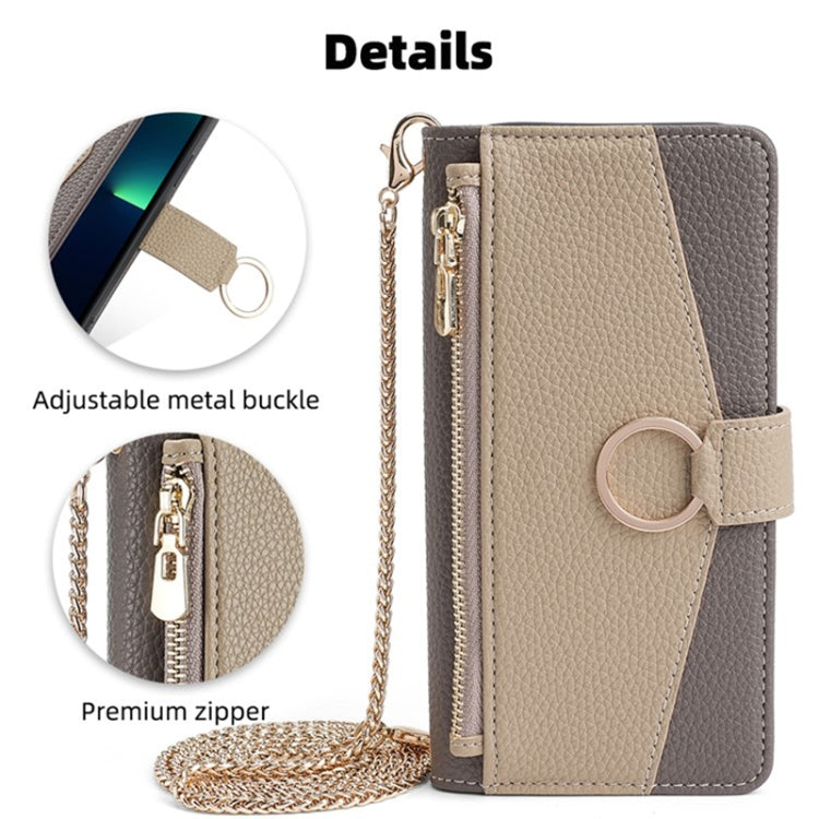For Fujitsu Arrows We2 Crossbody Litchi Texture Leather Phone Case