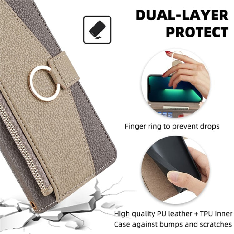 For Fujitsu Arrows We2 Crossbody Litchi Texture Leather Phone Case