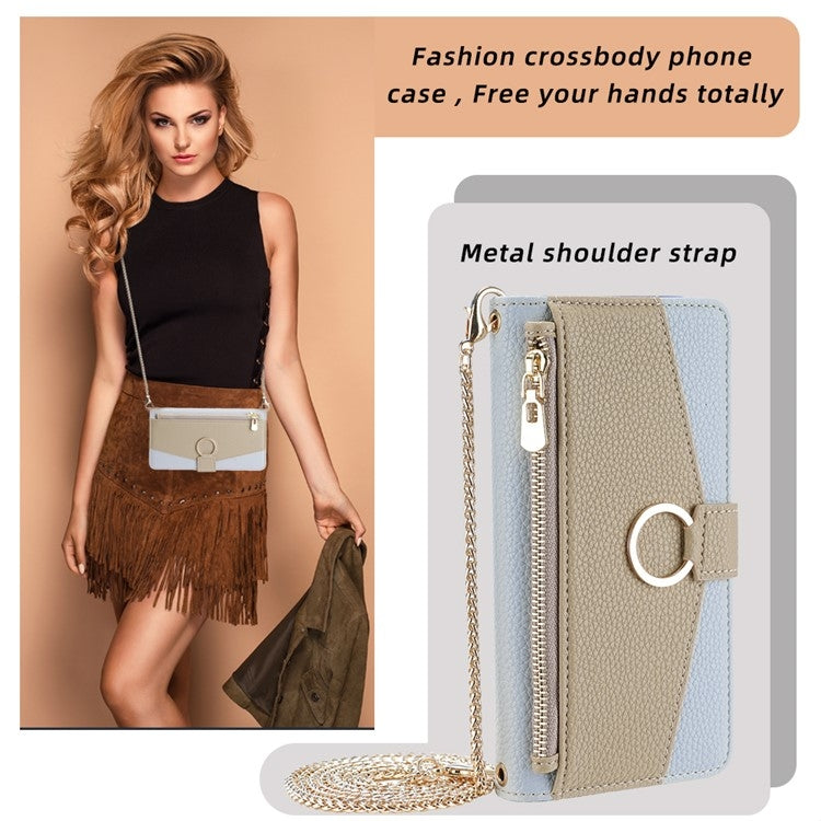 For Google Pixel 9 Pro XL Crossbody Litchi Texture Leather Phone Case
