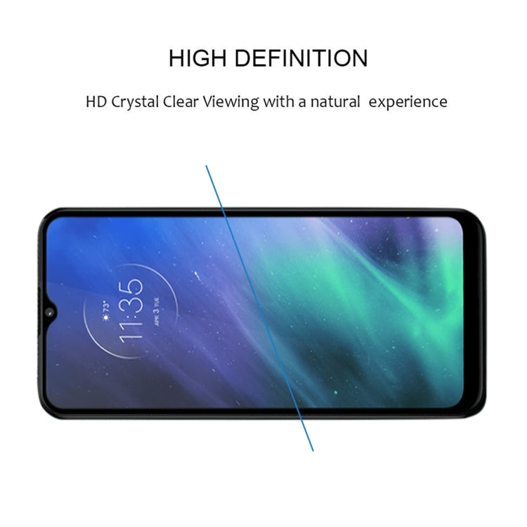 For Motorola One Fusion 25 PCS Full Glue Full Screen Tempered Glass Film